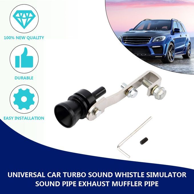 Universal Car Turbo Sound Whistle Simulator Sound Pipe Auto Exhaust Muffler  Pipe