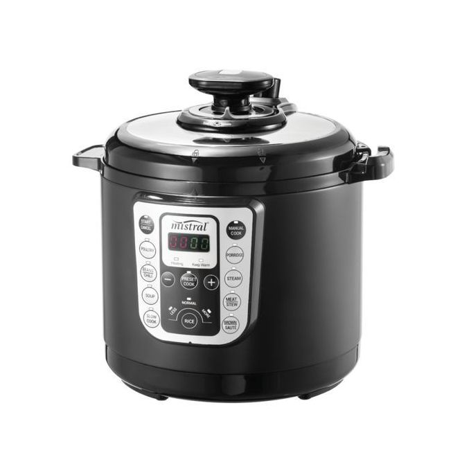 product_image_name-Mistral-6 Litre Multi Pressure Cooker Matte Black-1