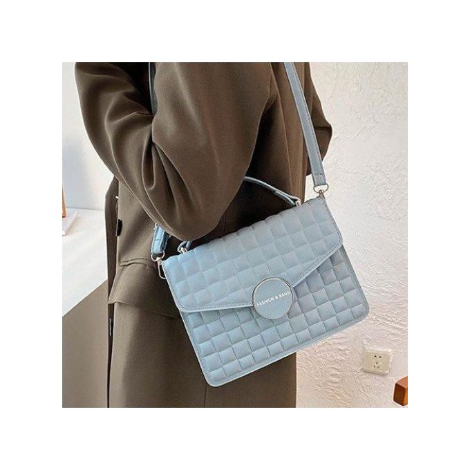 product_image_name-Fashion-Trending Ladies Casual Handbag - Blue-1