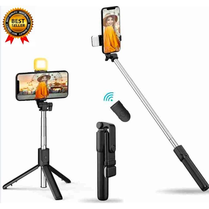 Generic Extendable Cell Phone Selfie Stick, With Fill