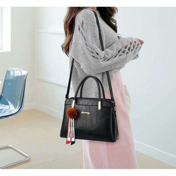 Danbaoly Premium Quality Shoulder Ladies/women Handbag-Black | Jumia ...