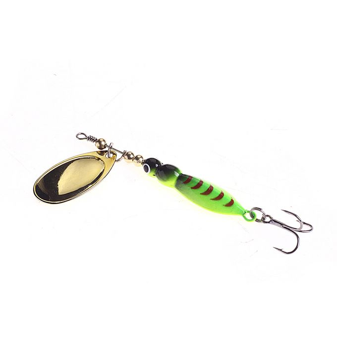 Generic 1Pcs 7cm 15g Noise Spinner Baits Metal Fishing Lure Spoons