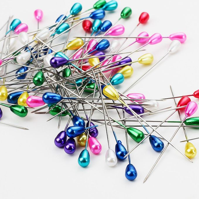 Sewing Pins Sewing Pins With Plastic Head Round Head Sewing Pins For  Haberdashery, Quilting, Sewing And Crafts (100 Pcs)