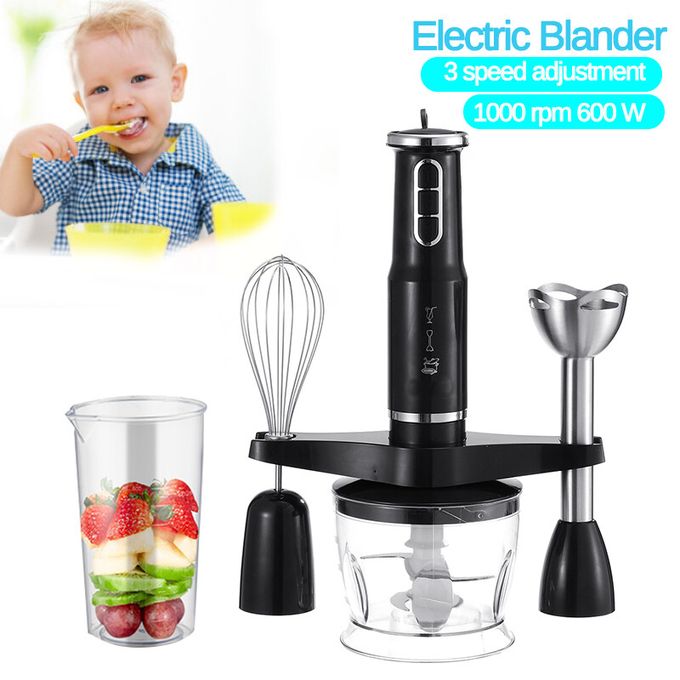 Generic 600W Grinder Blender 3-Speed Stick Immersion Mixer Food Processor  Juicer Meat Grinder Dish Blender Mixing Food Meat Grinders.