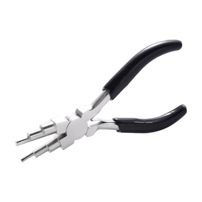 bail plier, wire looping plier, shaping bending wire looping plier non-slip  multi-size wire looping plier, jewelry making supplies sturdy box joint  construction leaf spring