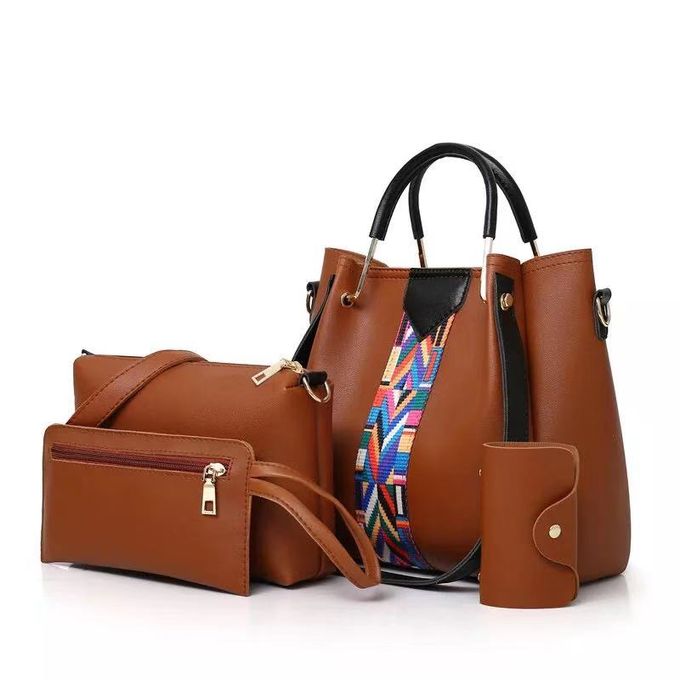 product_image_name-Fashion-4Piece Handbags Set Ladies Shoulder Bags Women Tote Bag-1