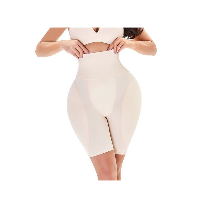 Fashion Padded Women Body Shaper High Waist Booty Lift Breathable Underwear  Foam Hip Enhancer
