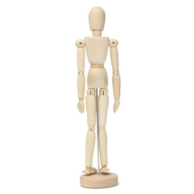 Unisex Wooden Drawing Manikin