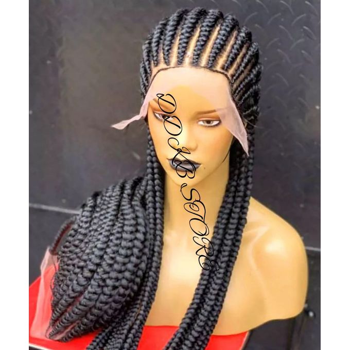 product_image_name-Fashion-All Back Ghana Weaving Wig. Black Colour-1