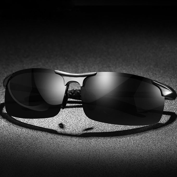 Fashion Aluminum Magnesium Frame Men Sunglasses Polarized Sports Driving  Glasses