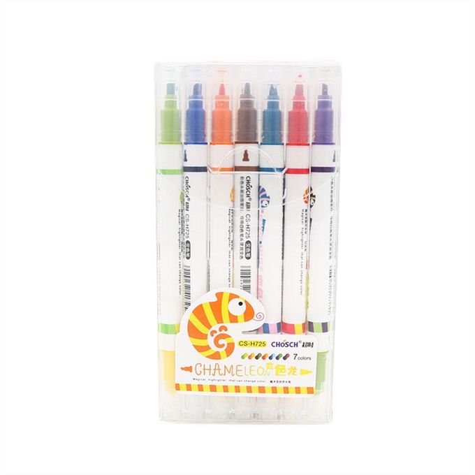 Cheap Can Change Color Office School Color Marker Pen Water Color Pen Magic  Highlighters Discolor Pen