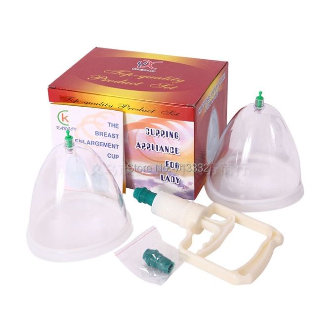 Generic New Breast Enlargement Pump 13cm CUP Chest Gain Cupping Appliance  For Lady A B C D Breast Bigger