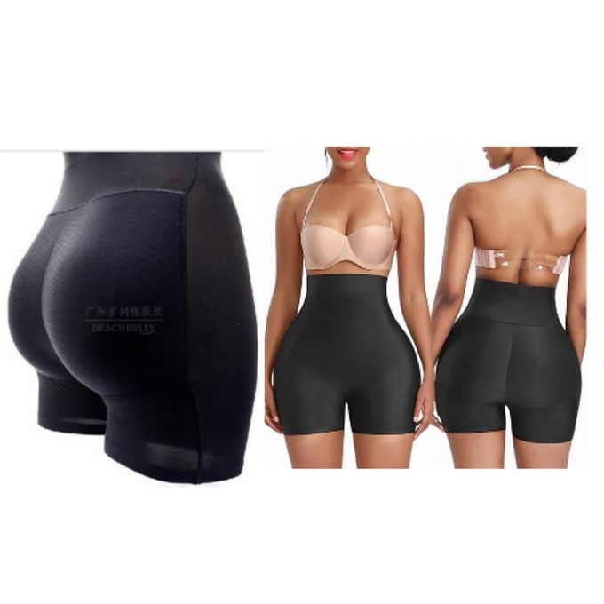 Black Bum Lifter Butt Enhancer Underwear Pants Shorts Shaper BBL
