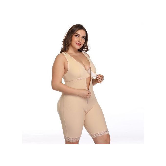 Fashion Women Waist Trainer Body Shaper Bodysuit Full Body Shapewear  Slimming Sheath Overbust Fajas Corset Girdles Corrective Underwear(#Skin  Colour)