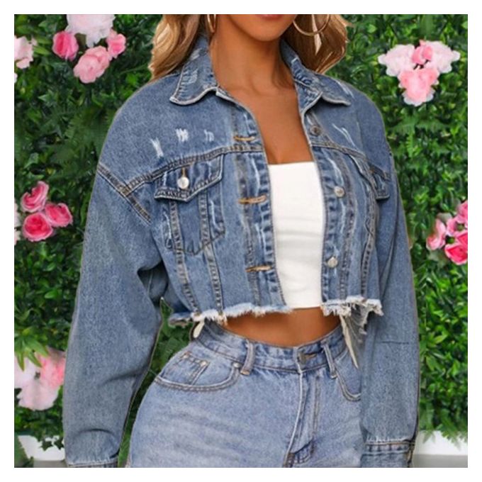 Female jean jackets on jumia discount