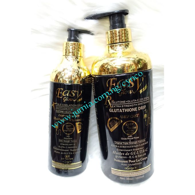 easy glow glutathione body wash Easy Glow Half Caste Body Milk And Body Wash