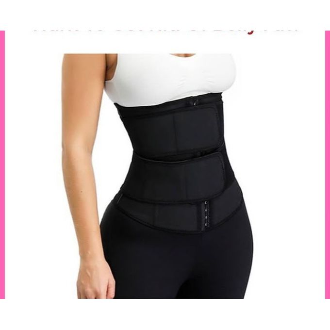 Generic Tummy Wrap Belt Waist Trainer Waist Trimmer Flat Tummy Trimmer Belt  Waist Wrap Tommy Slimming Belt