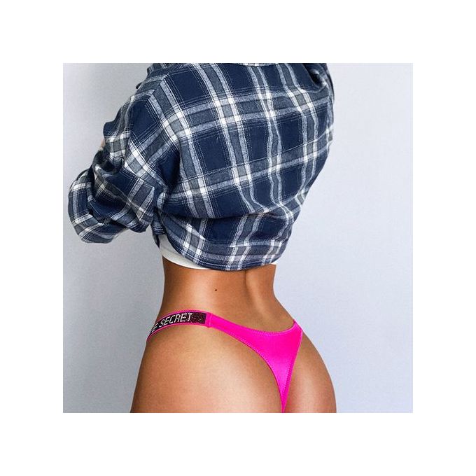 Sexy Letter T Back Women Thong Striped Rhinestone Panties Low Waist G  String Seamless Underwear Secret Lingerie Thongs Tanga - AliExpress