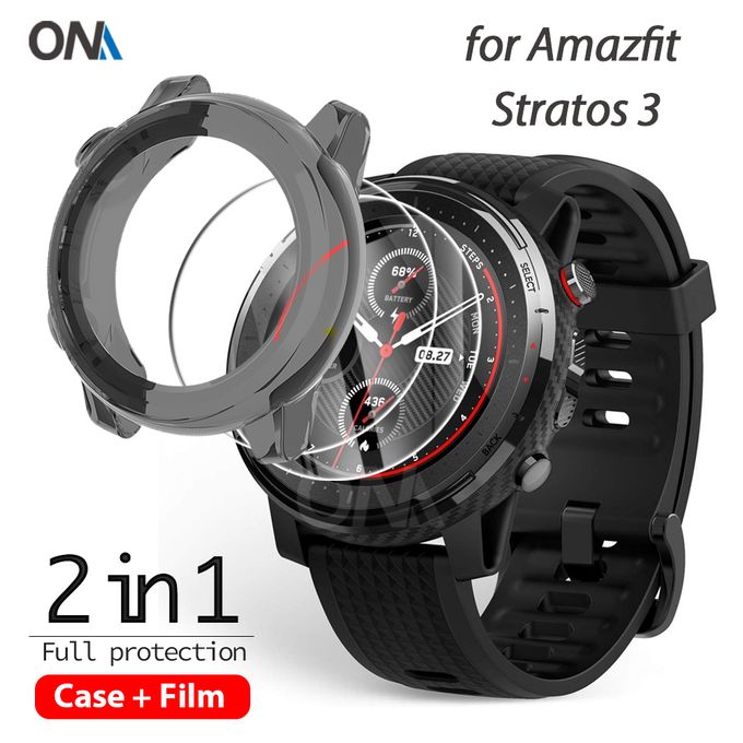Smartwatch Amazfit Sport Stratos 3 Negro + Film Protector