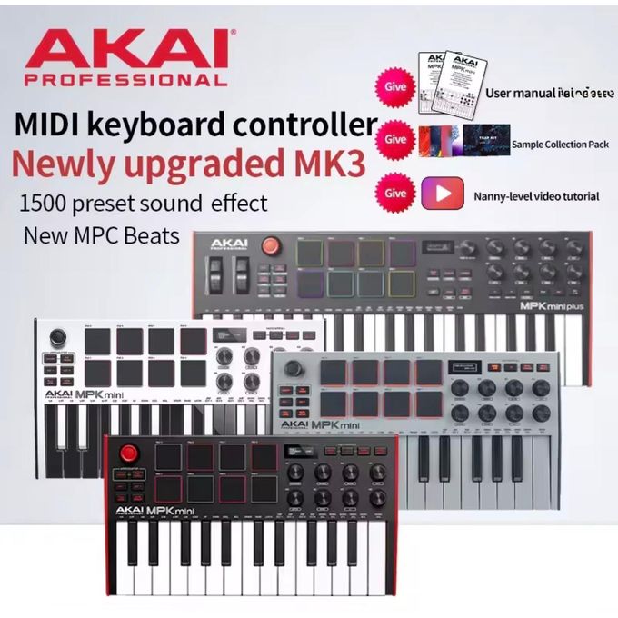 Generic Original AKAI Professional MPK Mini MK3 - 25 Key