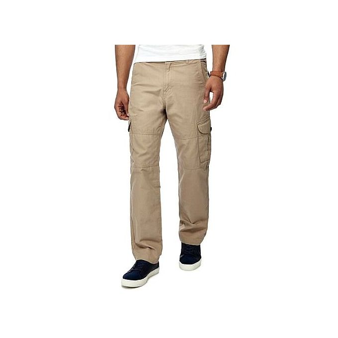 product_image_name-Fashion-Classic Combat Chinos Trousers For Men-Khaki Color-1