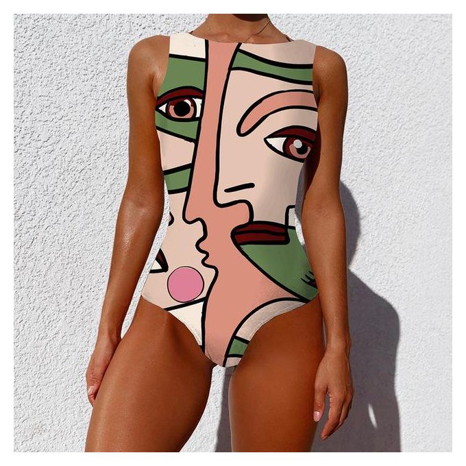 Generic One Piece Swimsuit Women Swimwear Monokini Swimming Suit