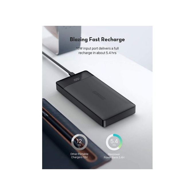 pd pioneer 15000mah 18w portable charger usb c power bank