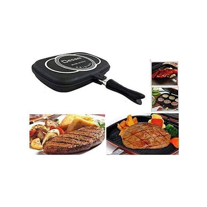 Dessini Magic Pan Double Grill Pemanggang Periuk Ajaib Two Sided Non-Stick  Coating 36cm & 40cm