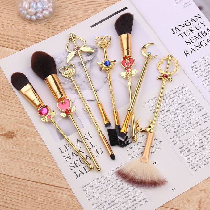 Attach on Titan Anime Makeup Brushes Cosmetic Eye Shadow Brush Set Gift 5PC   Catchcomau