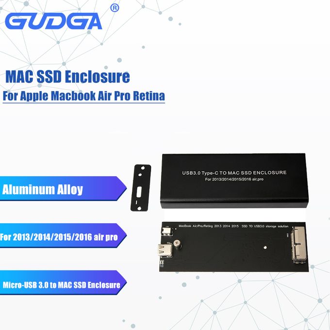 USB 3.0 SSD Enclosure for 2013 2014 2015 Apple MacBook Air Pro