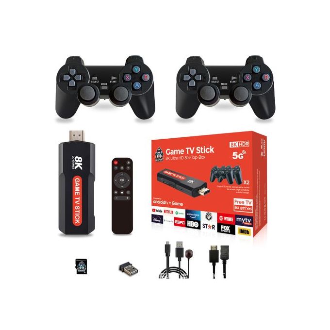 Generic TXR Pro 8K Android TV Stick & Retro Game Console