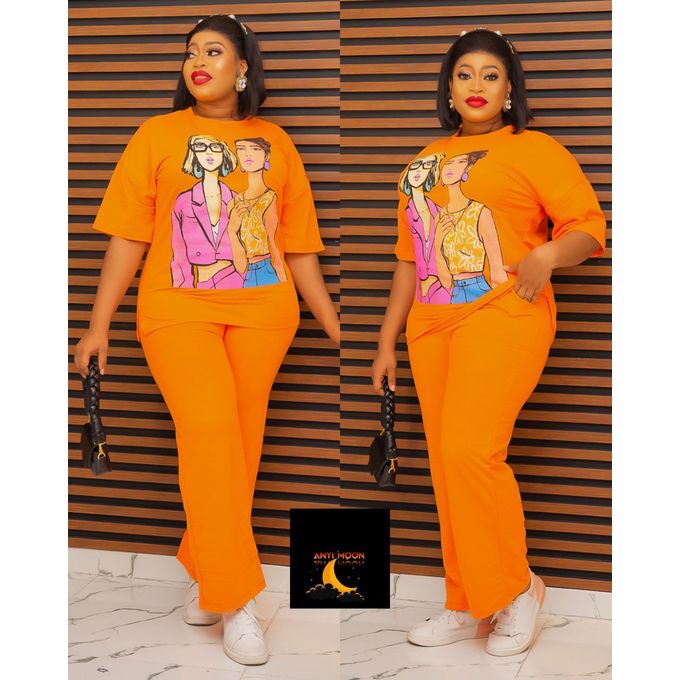 Womens Orange High Waisted Trousers | NA-KD