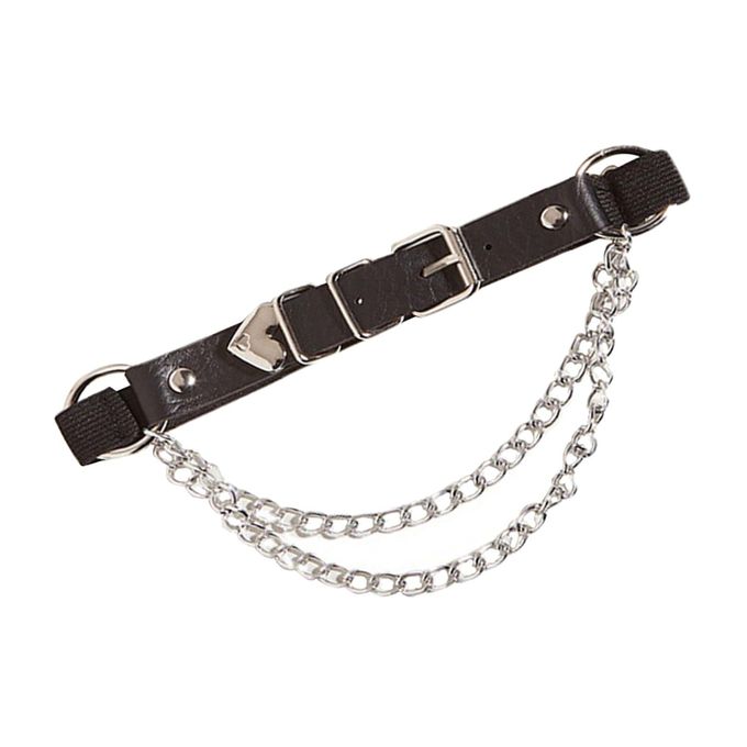 Baoblaze Fashion Waist Chain Belt Bracelet Leather Belly Chain Belt Decorative Adjustable Black, Women's, Size: One Size