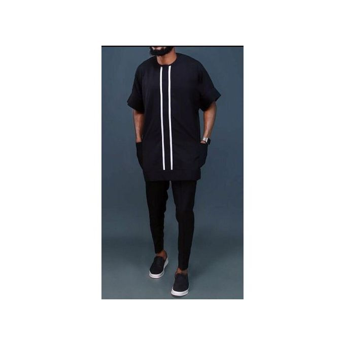 Fashion Men Classic Native Wear Pam - Black, Jumia Nigeria