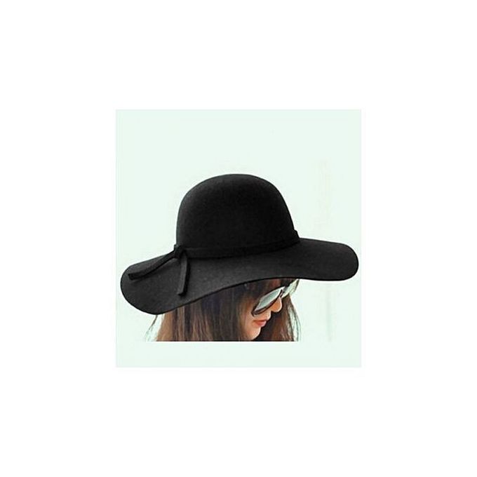 Fashion Ladies Beach Hat Black | Jumia 