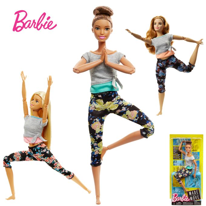 Original Barbie Gymnastics Yoga Sports Doll Barbie All Joints Move