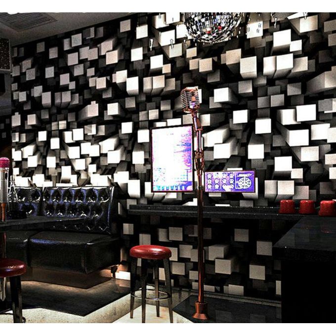 Generic Adore Decor Monochrome 3d Effect Wallpaper 5 3 Sqm