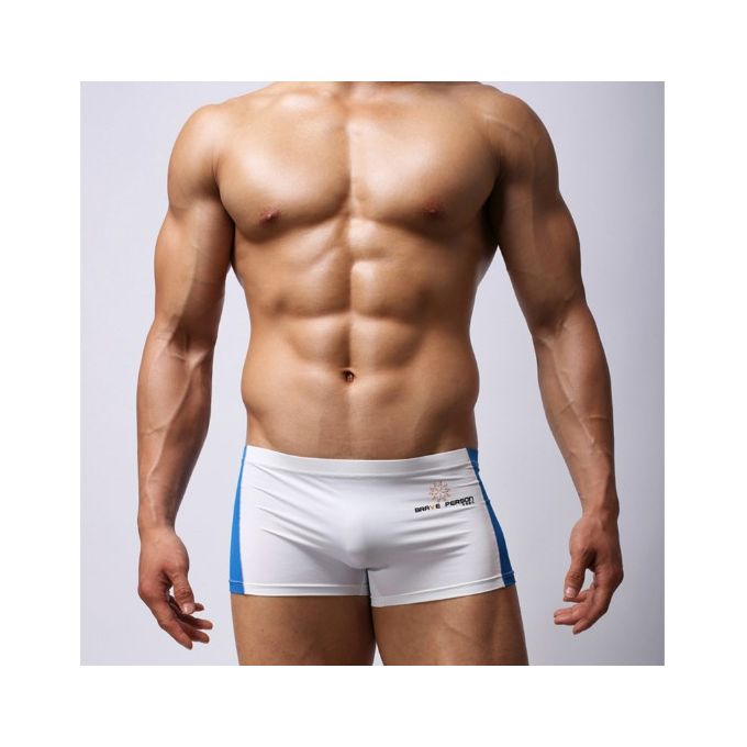 Fashion Underwear Mens Tight Trunks Boxer Shorts Splice Design