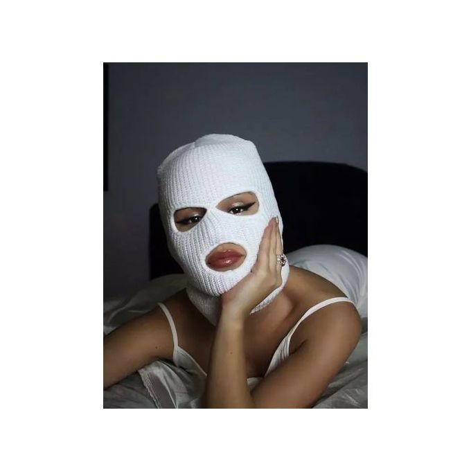 Baby Girl 3 Hole Face Mask, Ski Mask, Face Cover