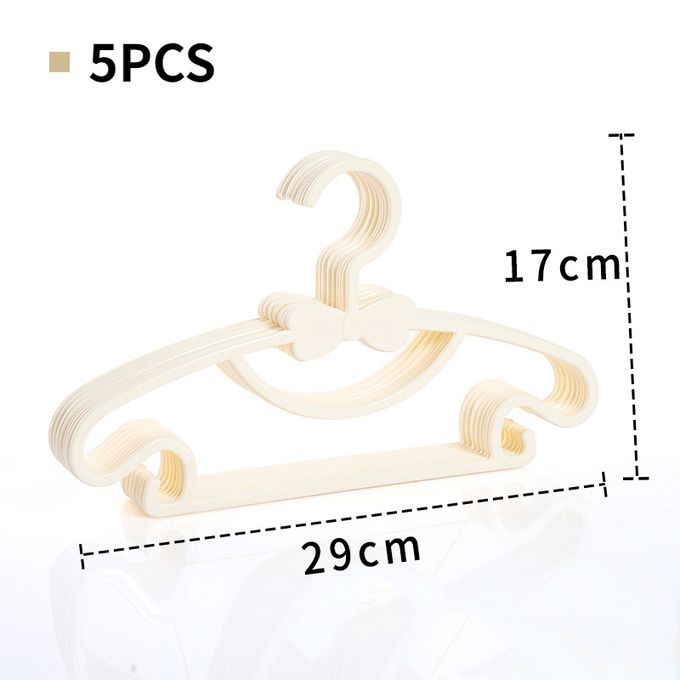 5pcs Kids Clothes Hangers, Baby Clothes Storage Rack, Children's