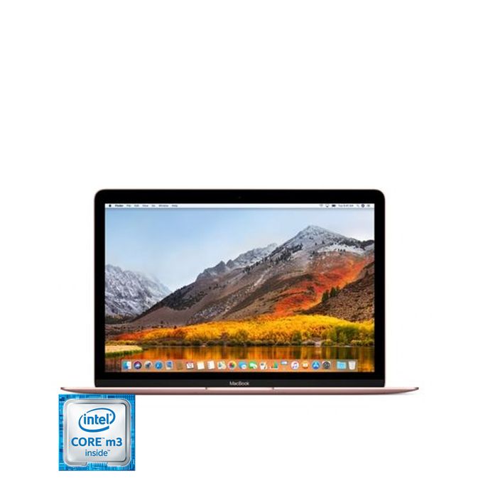 product_image_name-Apple-MacBook Intel Core™ M3 1.1GHz 256GB SSD HDD 8GB RAM 12" Retina (2304x1440) Bluetooth Mac OS 11.4 El Capitan Webcam ROSE GOLD-1