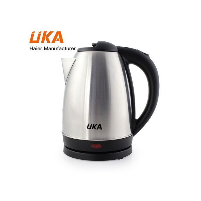 black and silver kettle