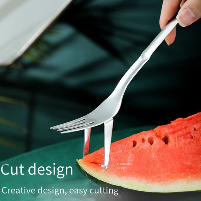 Generic (A)Watermelon Cutter Cutting Tools Steel Fruit Slicer