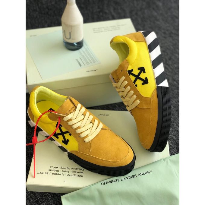 off white university yellow