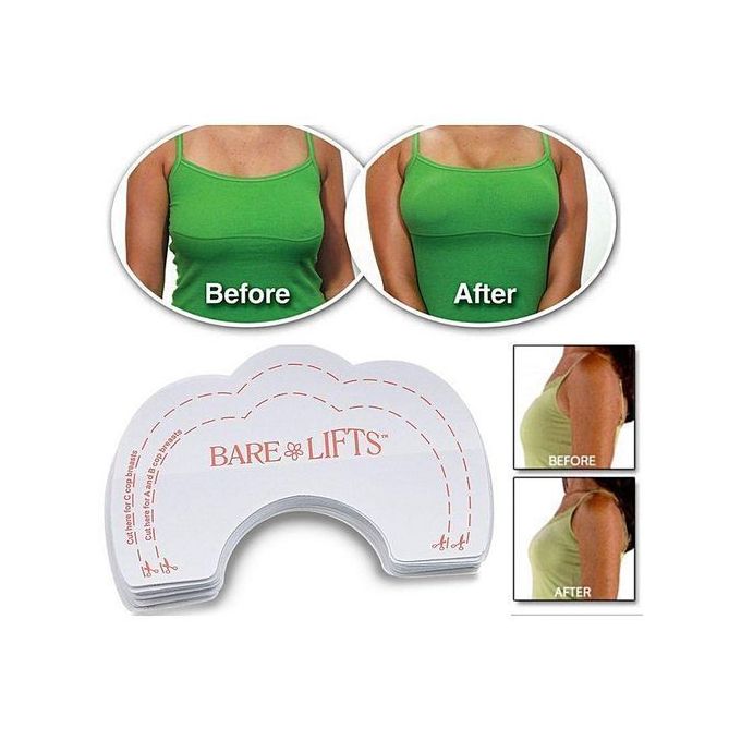 Bare Lifts Quality 10pcs Invisible Breast/Lift Strapless Tape Bra