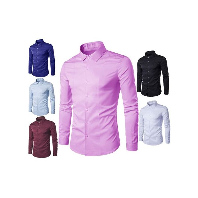 Fashion 6 In 1 Men's Classic Design Long Sleeve Shirt | Jumia Nigeria