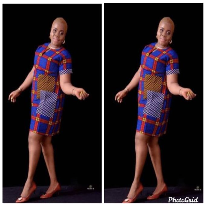 SOPHY ANKARA SHORT DRESS