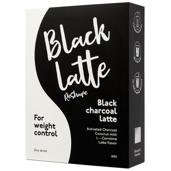 product_image_name-Hendel-Black Latte 2+1 Charcoal Coffee Weight Loss Reduce Appetite-1