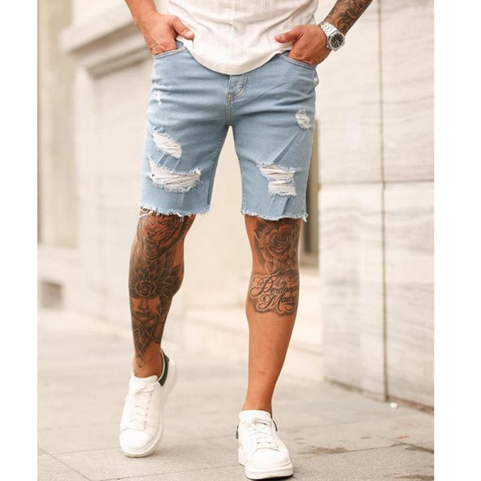 Fashion Men's Fashion Ripped Denim 