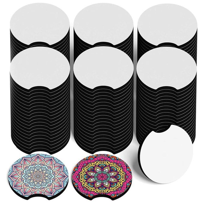 Wholesale Sublimation Car Coasters Blanks, 2.75inch Blank Coaster  Sublimation for DIY Crafts Manufacturer and Supplier